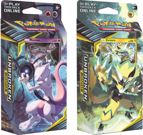 Pokemon TCG: Sun & Moon—Unbroken Bonds Theme Decks