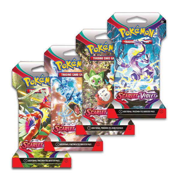 Pokémon TCG: Scarlet & Violet Sleeved Booster Master Carton (144ct)