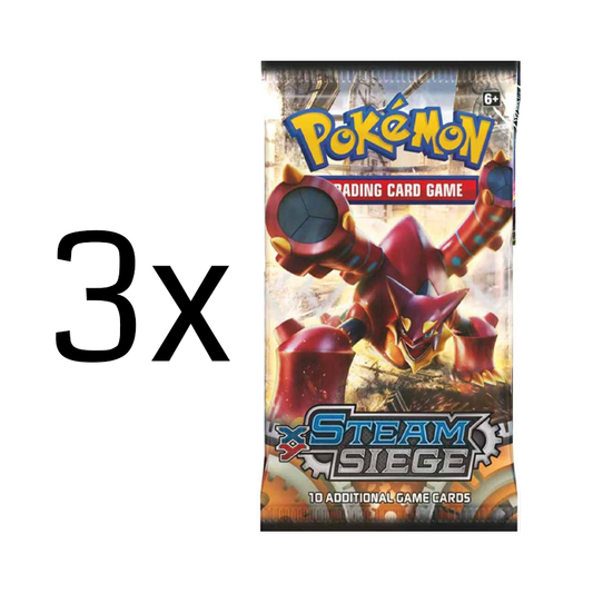 Pokémon TCG: XY: Steam Siege Booster Pack: 3 Pack