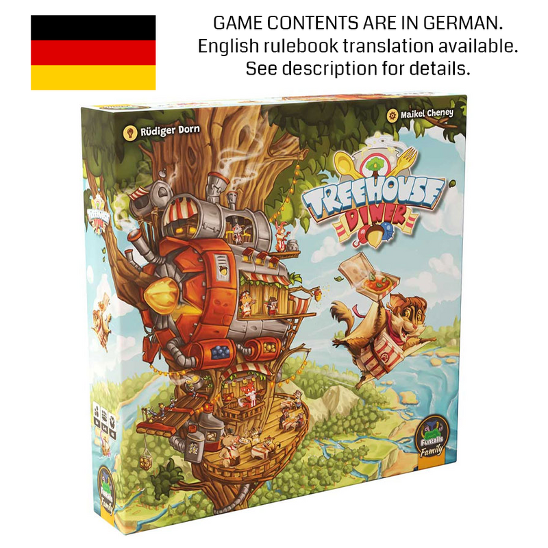 Treehouse Diner German Version (ENG RULEBOOK ON BGG)