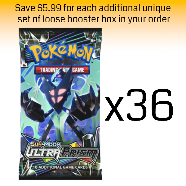 Pokémon TCG: Ultra Prism Loose Booster Box: 36 Loose Packs