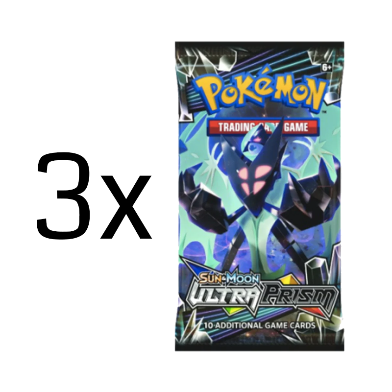 Pokmon TCG: Sun & Moon: Ultra Prism Booster Pack: 3 Pack Pokmon TCG: Sun & Moon: Ultra Prism Booster Pack: 3 Pack