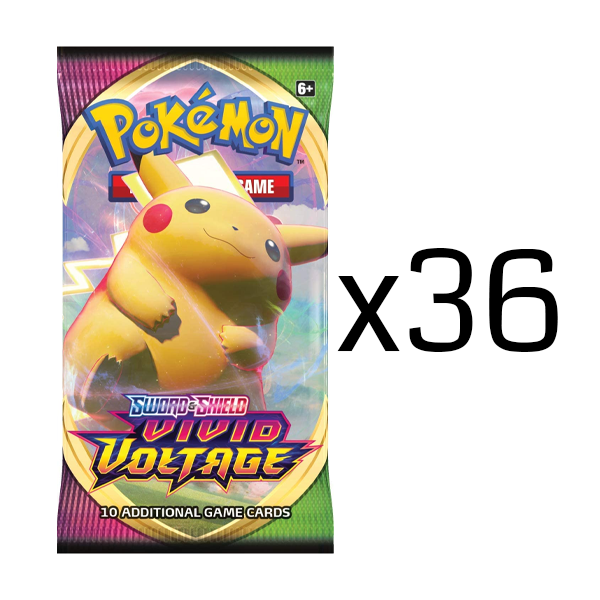 Pokémon TCG: Vivid Voltage Loose Booster Box: 36 Loose Packs