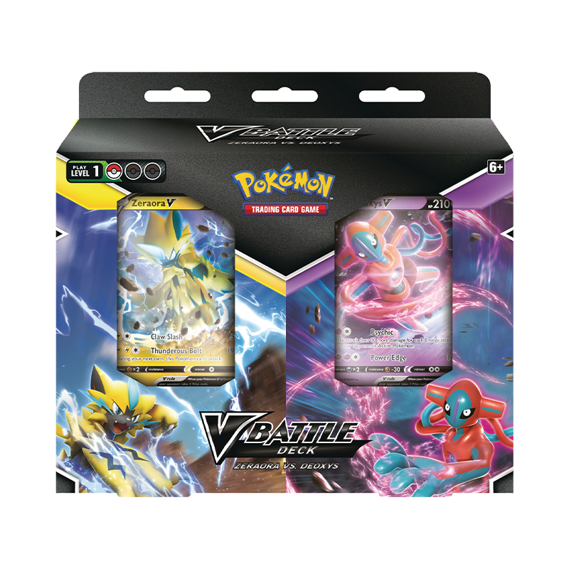 Pokémon TCG: V Battle Deck Bundle: Zeraora vs Deoxys